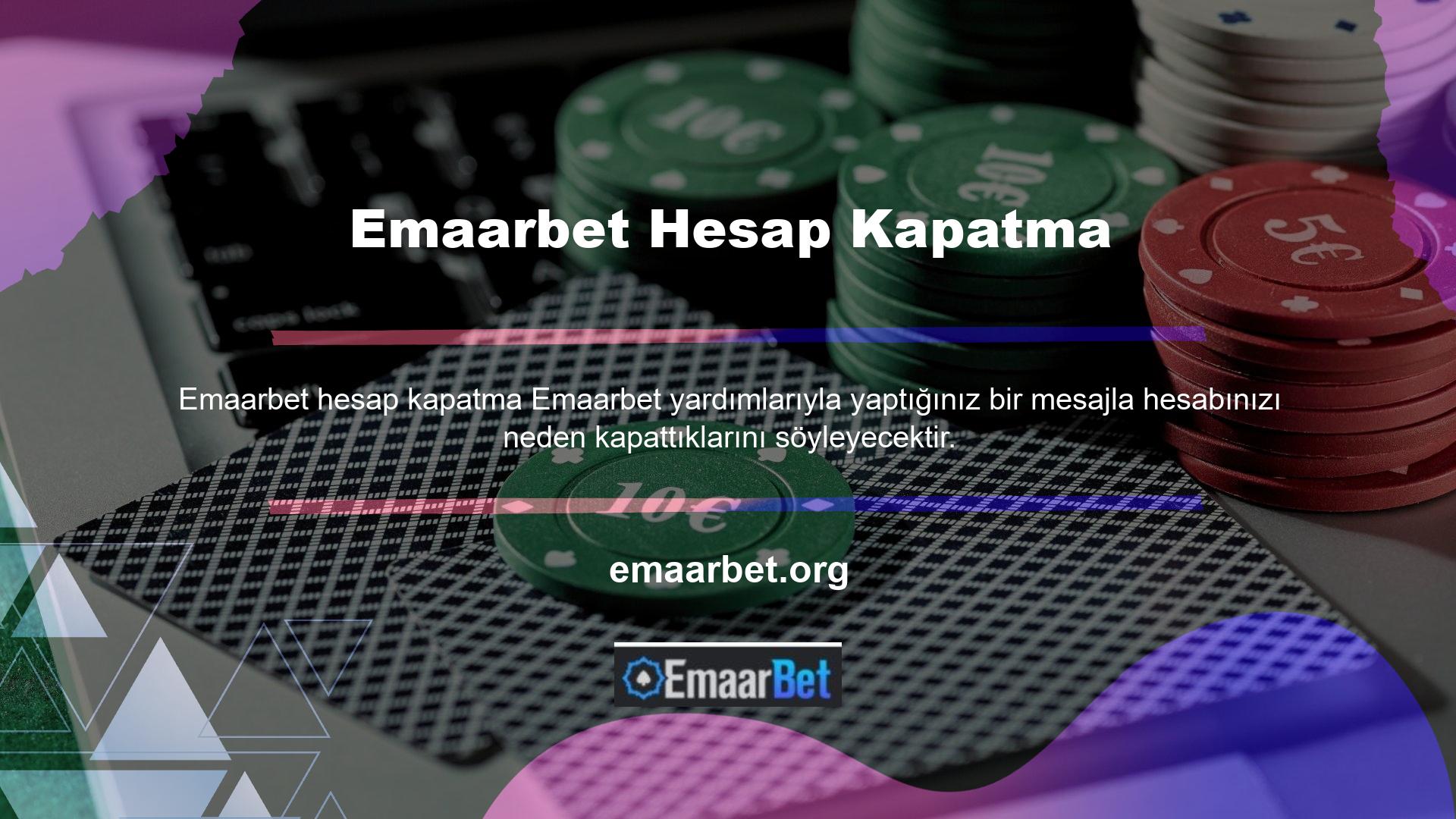 Site ile ilgili bir sorununuz varsa hesabınızı kapatabilirsiniz